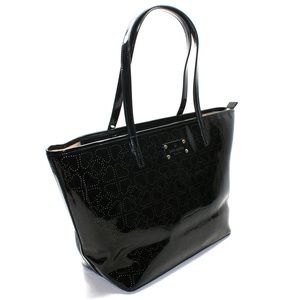 Kate Spade Black Harmony Patent Leather Tote